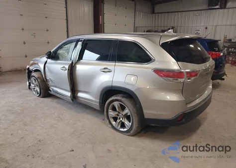 2015 Toyota Highlander Limited V6 from USA, damaged, VIN 5TDDKRFH6FS080133